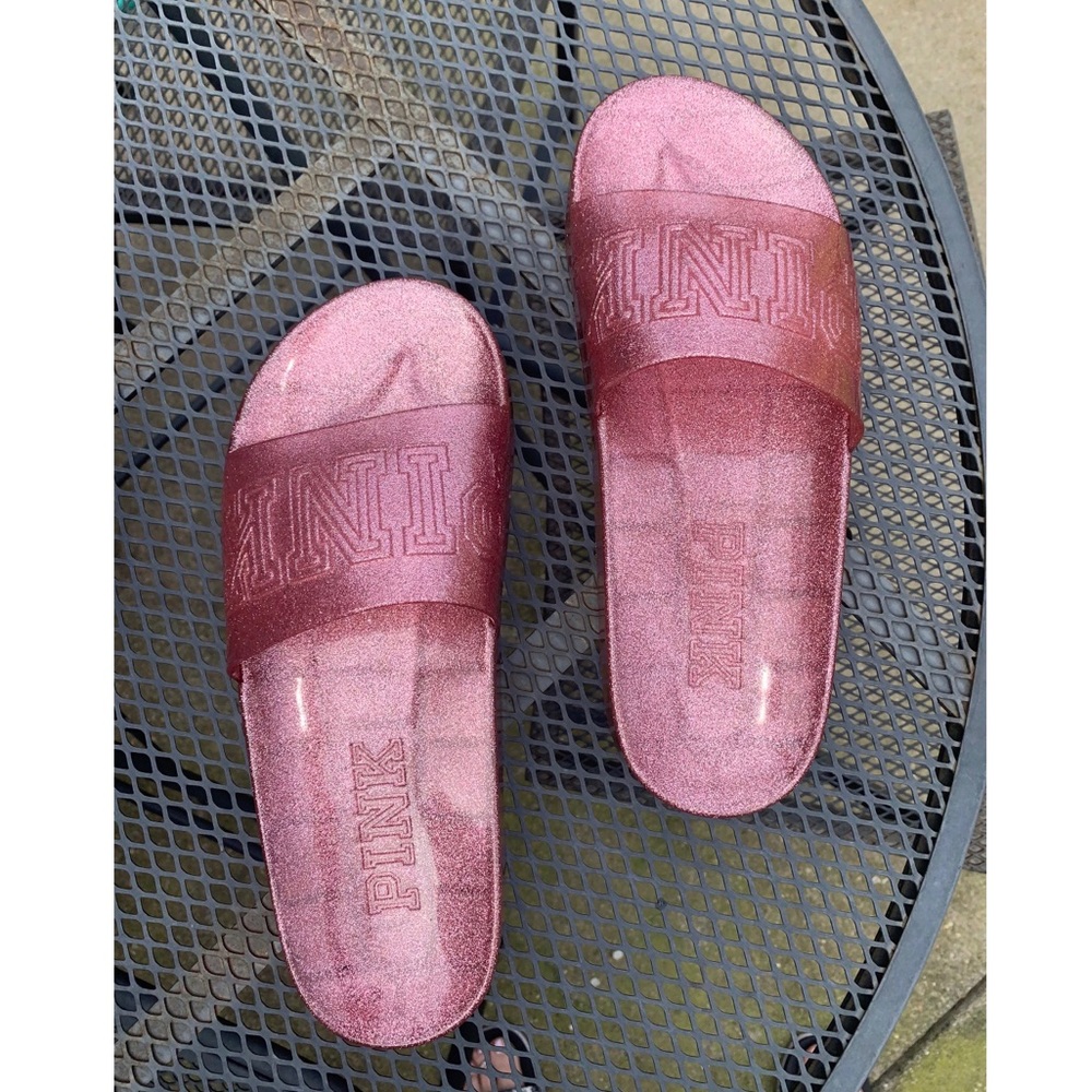 VS Pink Jelly Slides